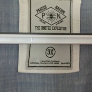 Parish Nation Blue Women's Shirt 3X